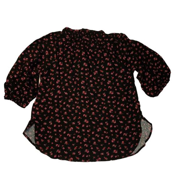 The Nines By HATCH 3/4 Sleeve Smockneck Button Down Maternity Top Size Small NWT - Picture 6 of 7